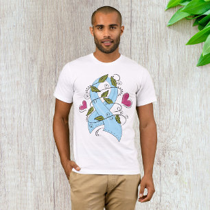 Light Blue Awareness Ribbon Support and Hope T-Shirt