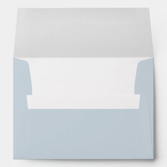 Light Blue Baby Shower Envelope (Back (Bottom))