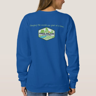 Light blue Bifrost Farms logo sweatshirt