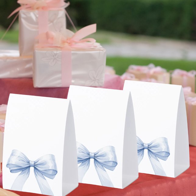 Light blue bow DIY write your own party (Creator Uploaded)