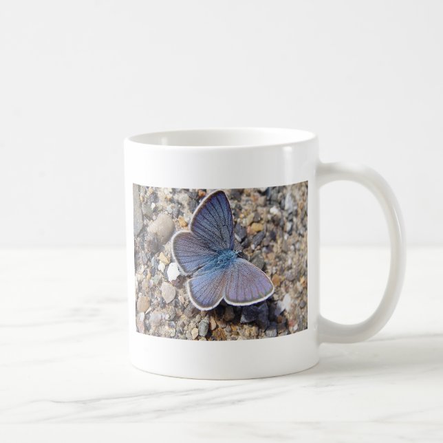 Light blue butterfly coffee mug (Right)