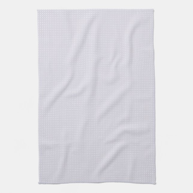 Light Blue Circle Pattern Tea Towel (Vertical)