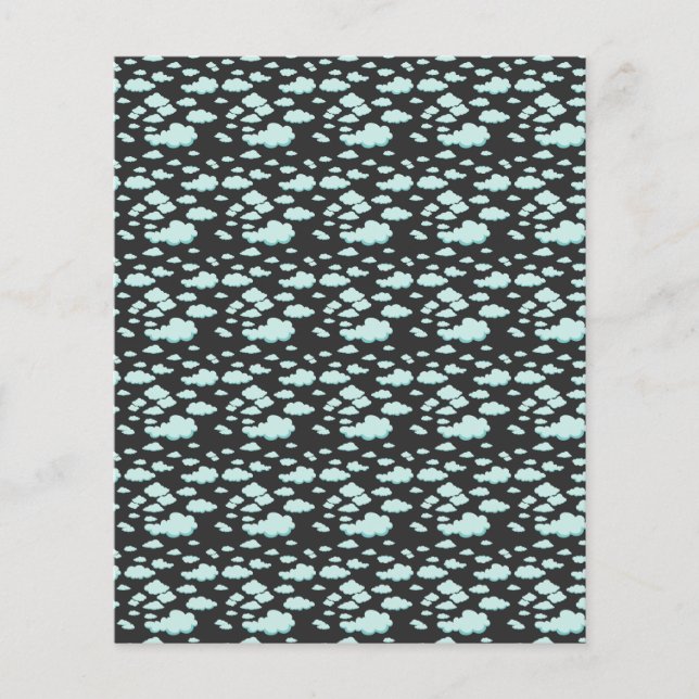 Light blue clouds pattern (Front)