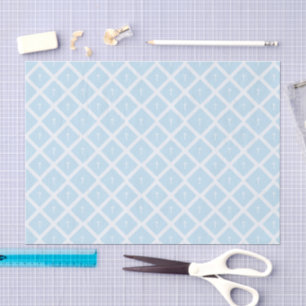 Light Blue Cross Pattern Religious Gift Tissue Paper