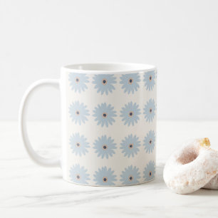 Light Blue Daisy Coffee Mug