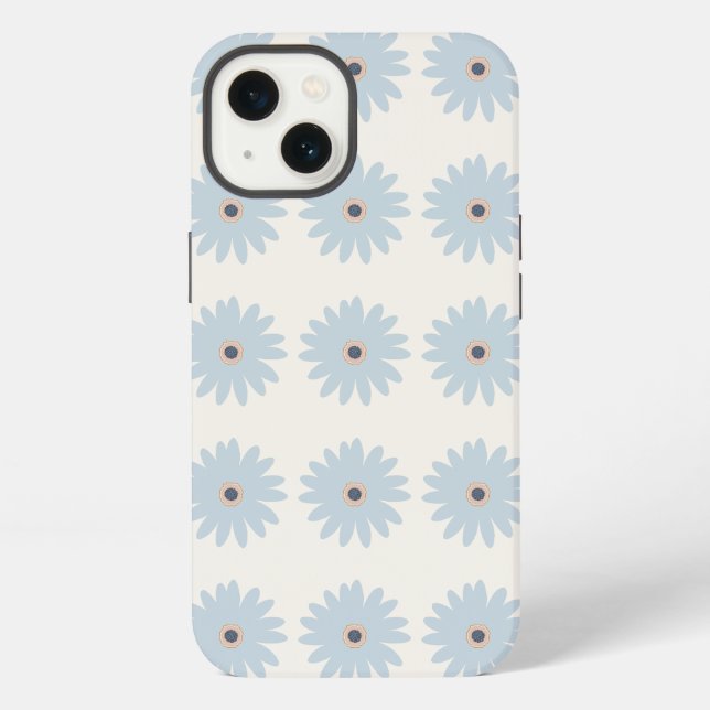 Light Blue Daisy iPhone Case (Back)