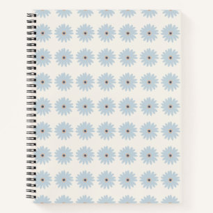 Light Blue Daisy Notebook