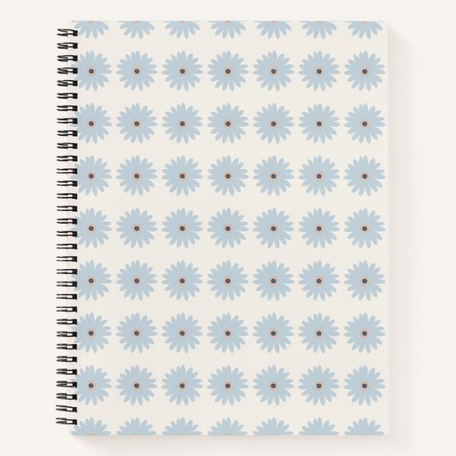 Light Blue Daisy Notebook (Front)
