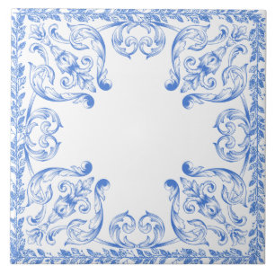 Light Blue Decorative tile