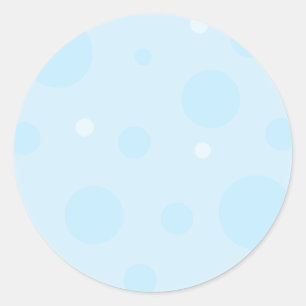 Light Blue Dots Stickers