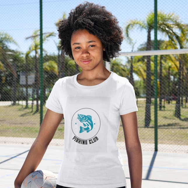 Light Blue Fishing Club T-Shirt (Creator Uploaded)