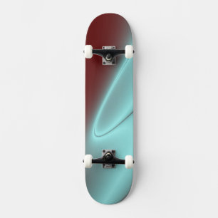Light Blue Flash Skateboard