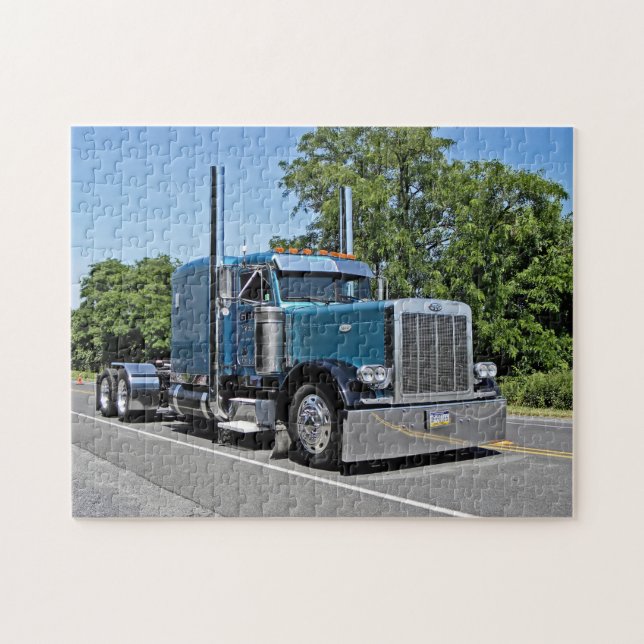 Light Blue Flattop 379 Puzzle (Horizontal)