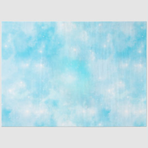 Light Blue Galaxy Series Design 3 Tissue Paper