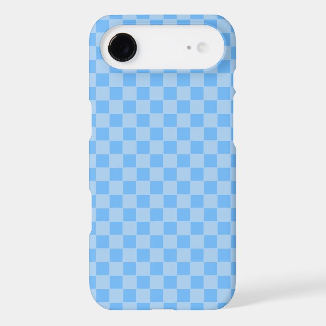 Light Blue Geometric Chequerboard (Back)