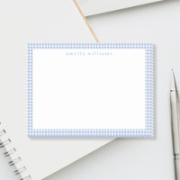 Light Blue Gingham Plaid