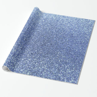 Light blue glitter wrapping paper