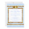 Light Blue Gold White Prince Baby Shower Ethnic