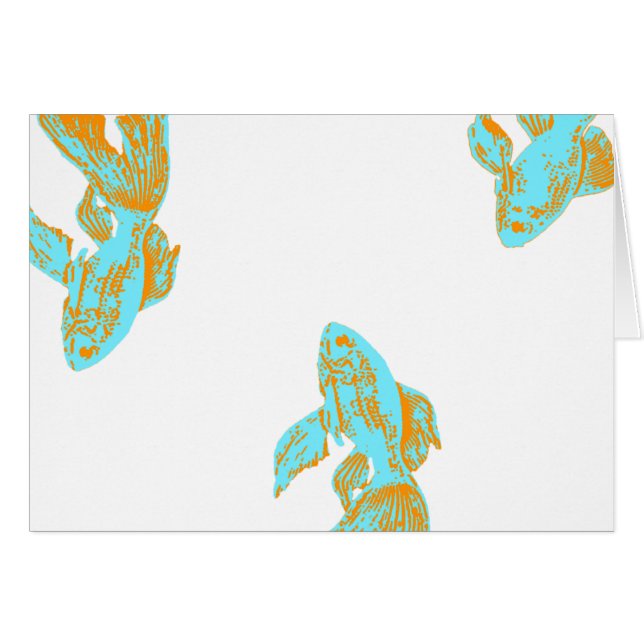 light blue goldfish (Front Horizontal)