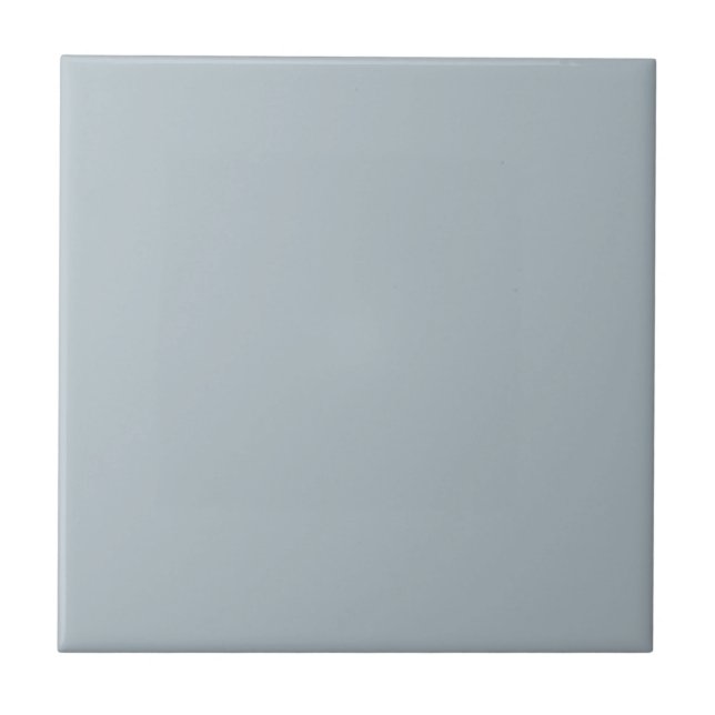 Light Blue Gray Solid Color Tile (Front)