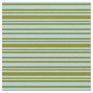 Light Blue & Green Coloured Lines Pattern Fabric