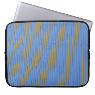 Light Blue Green Cool Cute Modern Unique Laptop Sleeve