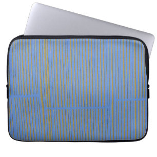 Light Blue Green Cool Cute Modern Unique Laptop Sleeve