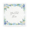 Light Blue Hydrangea Floral PARTY Paper