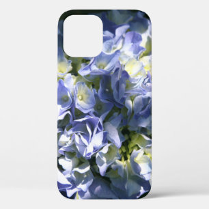 Light Blue Hydrangea Flower iPhone 12 Case
