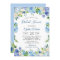Light Blue Hydrangeas Floral Wreath Bridal Shower