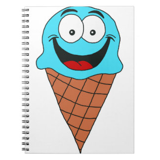 Light Blue Ice Cream Notebook