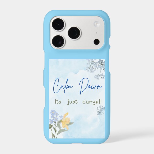 Light Blue Iphone Cover (Back)
