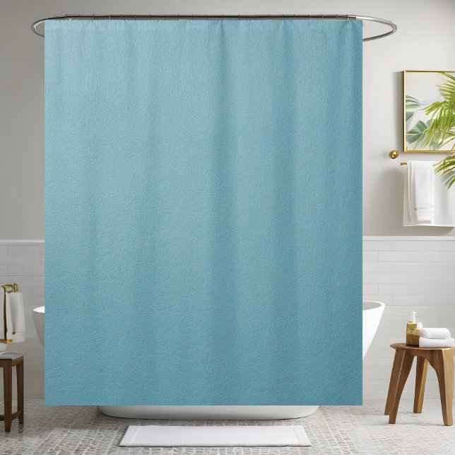 Light Blue Leather Shower Curtain  (Creator Uploaded)