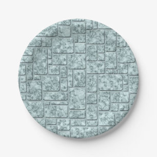 Light blue, loft paper plate