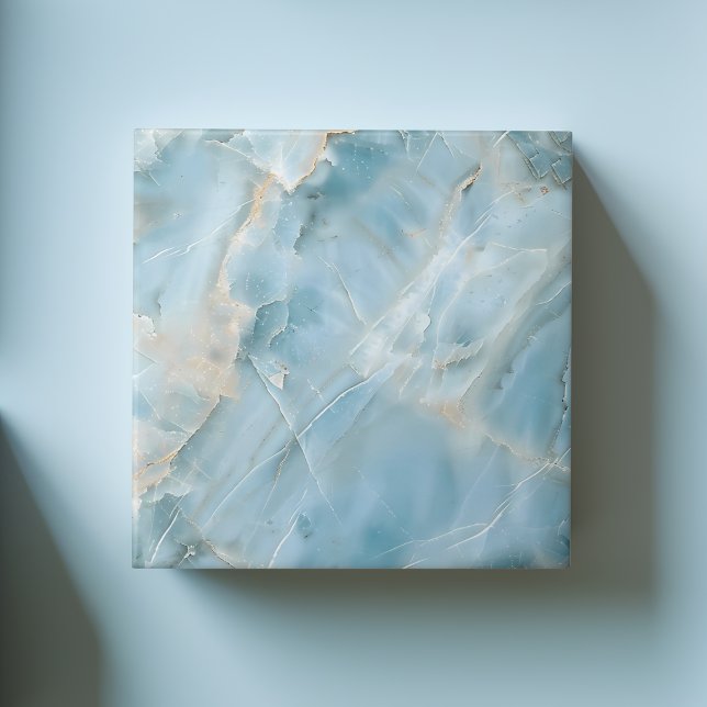 Light Blue Luxurious Gemstone Modern Aesthetic Ceramic Tile (Light Blue Luxurious Gemstone Modern Aesthetic Ceramic Tile)