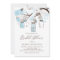 Light Blue Mason Jars Bridal Shower