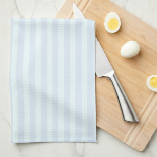 Light Blue & Mint Striped Kitchen Towel