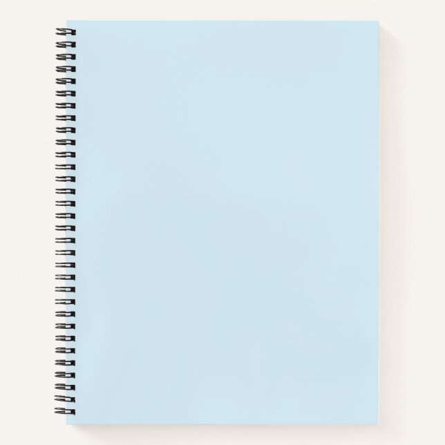 Light Blue Notebook (Front)