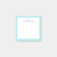 Light Blue Personalised Monogram Name