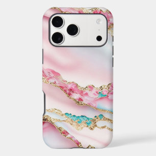 Light Blue Pink Marble Agate Popular Collection