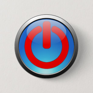 Light Blue Power Button