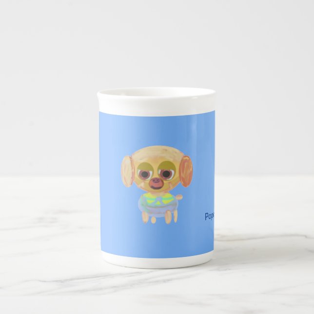 Light Blue Puppy Speciality Mug (Front)