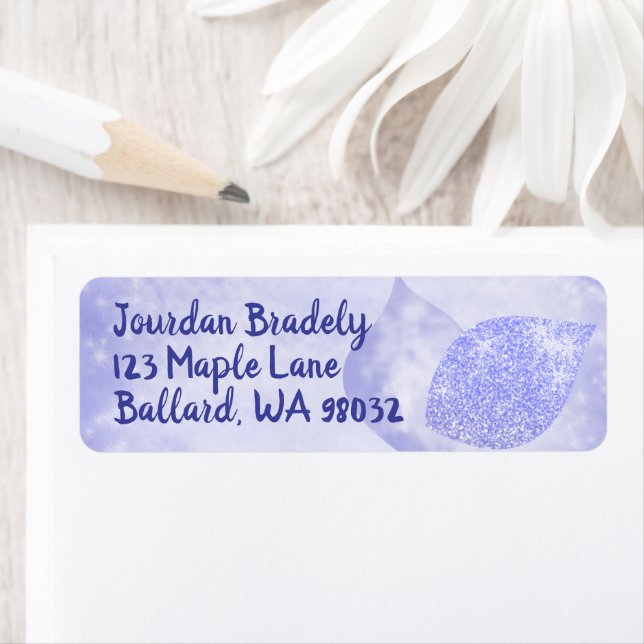 Light Blue Return Address Label (Insitu)