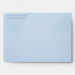 Light Blue Sky Matching Sympathy Envelope