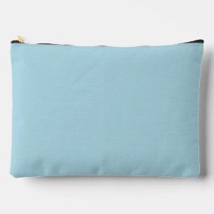 Light Blue Solid Colour Accessory Pouch