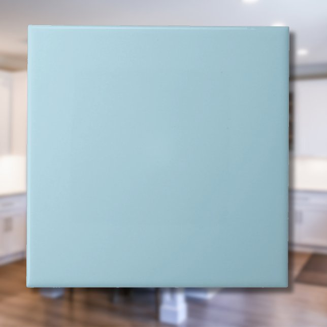 Light Blue Solid Colour | Classic Elegant Ceramic Tile (Creator Uploaded)