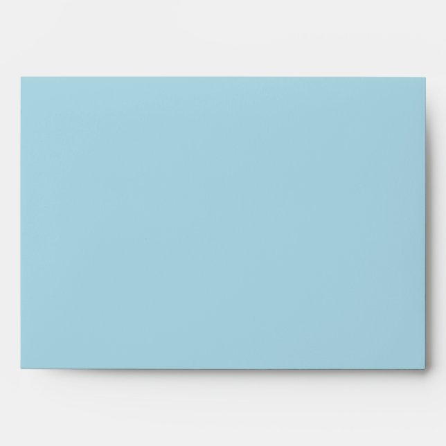 Light Blue Solid Colour Envelope (Front)