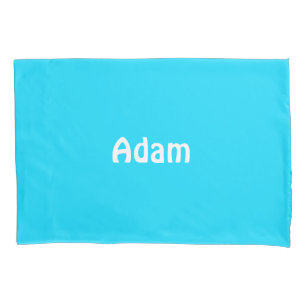 Light blue solid plain pillowcase