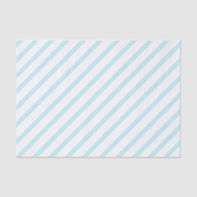 Light Blue Stripe Tissue Paper (Front)