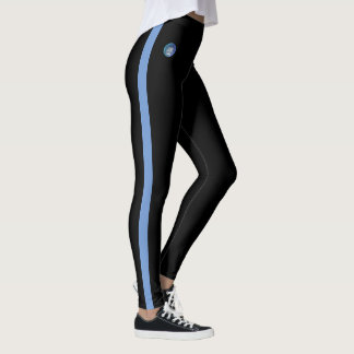 Light Blue Striped Both Sides Leggings JK 2023